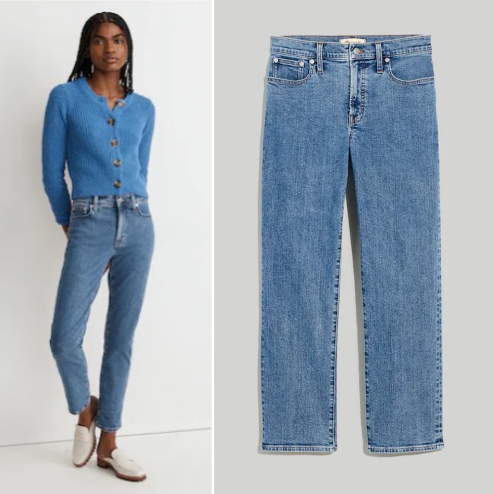 Madewell The Mid-Rise Perfect Vintage Jeans Mom Jeans Knowland Wash Size 32